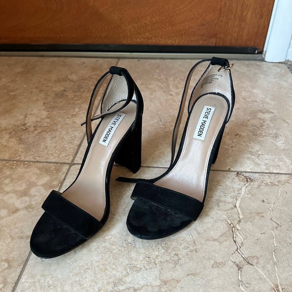 Steve Madden Black Heels